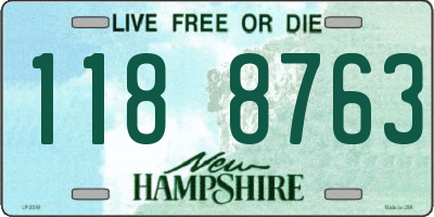 NH license plate 1188763