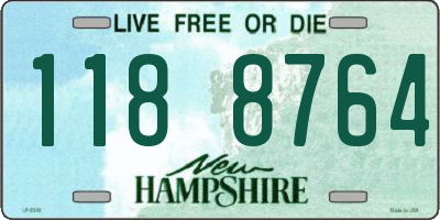NH license plate 1188764