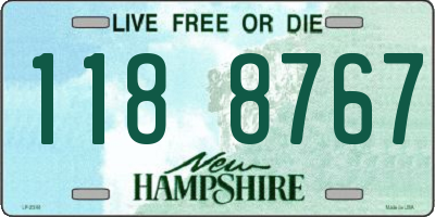 NH license plate 1188767