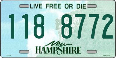 NH license plate 1188772