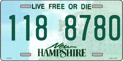 NH license plate 1188780