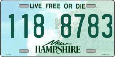 NH license plate 1188783