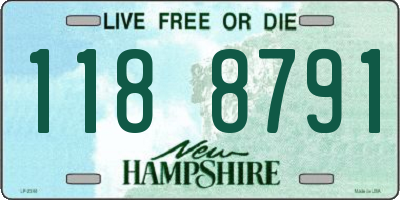 NH license plate 1188791