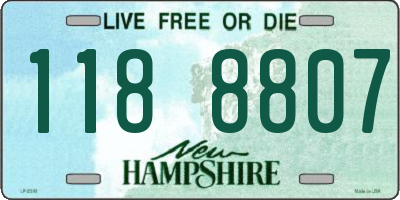 NH license plate 1188807