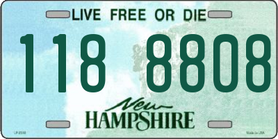 NH license plate 1188808