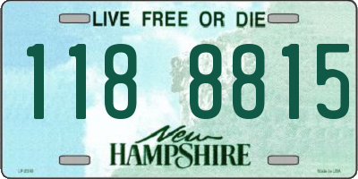 NH license plate 1188815