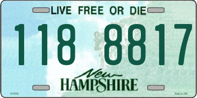 NH license plate 1188817
