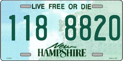 NH license plate 1188820