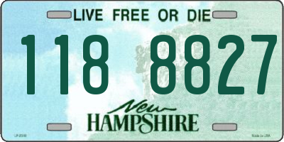 NH license plate 1188827