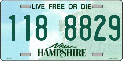 NH license plate 1188829