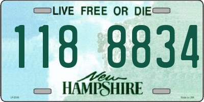 NH license plate 1188834
