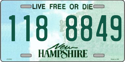 NH license plate 1188849
