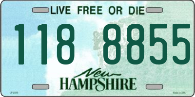 NH license plate 1188855