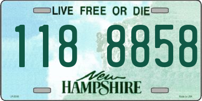 NH license plate 1188858