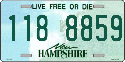 NH license plate 1188859