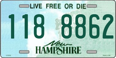 NH license plate 1188862