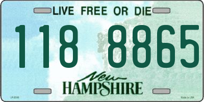NH license plate 1188865