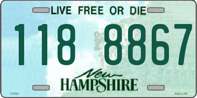 NH license plate 1188867