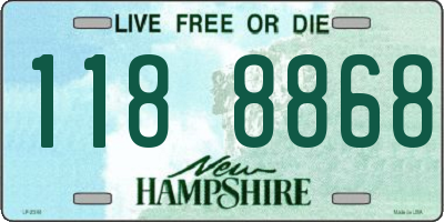 NH license plate 1188868