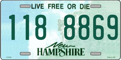 NH license plate 1188869