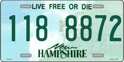 NH license plate 1188872