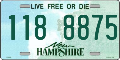 NH license plate 1188875