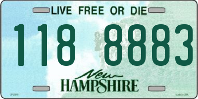 NH license plate 1188883