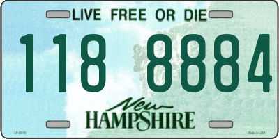 NH license plate 1188884