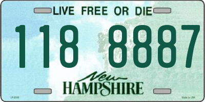NH license plate 1188887