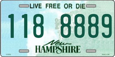 NH license plate 1188889