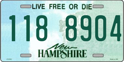NH license plate 1188904