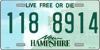NH license plate 1188914
