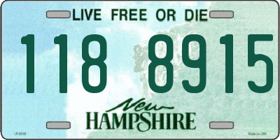 NH license plate 1188915