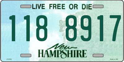 NH license plate 1188917