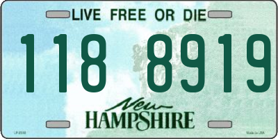 NH license plate 1188919