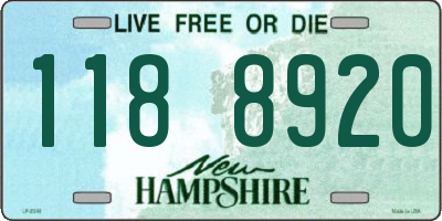 NH license plate 1188920