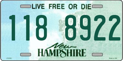 NH license plate 1188922