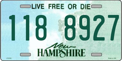 NH license plate 1188927