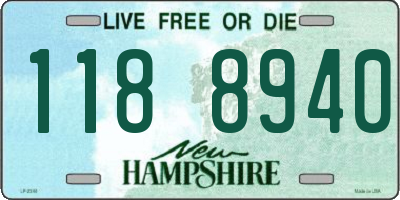 NH license plate 1188940