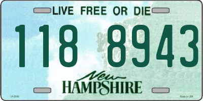 NH license plate 1188943