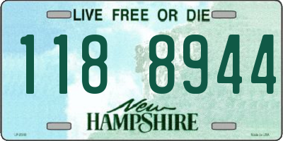NH license plate 1188944