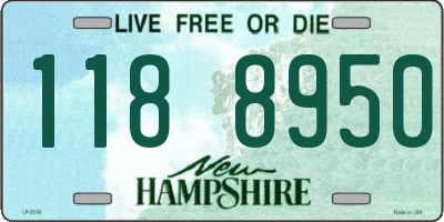NH license plate 1188950