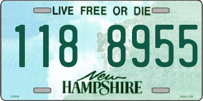 NH license plate 1188955