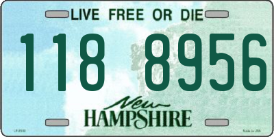 NH license plate 1188956