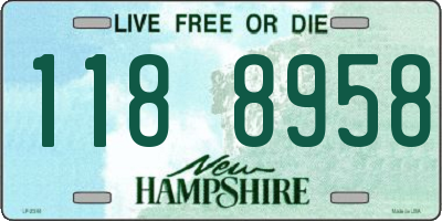 NH license plate 1188958