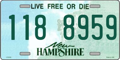 NH license plate 1188959