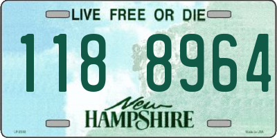 NH license plate 1188964