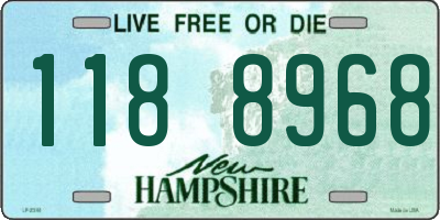 NH license plate 1188968