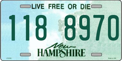 NH license plate 1188970