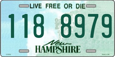 NH license plate 1188979